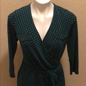 Talbots Faux Wrap Dress